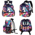 thumbnail image 4 of Robot Unicorn Attack Diaper Backpack with Adjustable Shoulder Strap, Large Capacity, Printed Design, Lightweight | Book Bags, Airport Backpack, School Backpack, 4 of 6