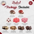 thumbnail image 2 of Dulcet Gift Baskets Mother's Day Grand Flower Cookie-Chocolate Brownie Classic Gift Basket, 2 of 8