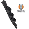 thumbnail image 3 of GlowShift | Black Triple Pillar Gauge Pod for 1995-1998 GMC Sierra 2500HD & 3500HD 6.5 Detroit Turbo Diesel Full Size Trucks, 3 of 3