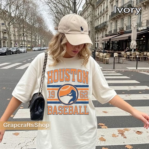 Vintage Houston Baseball Unisex T-shirt, Baseball Fan shirt