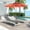 khaki, variant on Offset Hanging Patio Umbrella 10-Foot with Easy Tilt and Crank, Outdoor Cantilever Umbrella for Backyard and Poolside, Orange