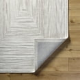 thumbnail image 4 of Mark&Day Wool Rugs, 6x9 Antwann Modern Light Silver Area Rug, Grey Silver Carpet for Living Room, Bedroom or Kitchen (6' x 9'), 4 of 7
