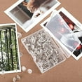 thumbnail image 6 of Clear Thumb Tacks for Wall Hangings Plastic Clear Push Pins 150 Count for Cork Board Flat Head Thumb Tacks for Bulletin Board Posters Photos Postcards Maps Office Home Decorative(150), XBH$$Office, 6 of 7