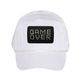 thumbnail image 1 of Gravity Threads Game Over Patch Cotton Twill Cap - White, 1 of 2