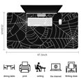 thumbnail image 5 of Long Mouse Pads for Desk,Halloween Spider Webs Desk Mats on Top Of Desks, Desk Mouse Pad Extra Large with 3mm Non-Slip Base and Stitched Edge for Gaming,Office,Work,Home 47.3x23.6in, 5 of 5