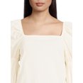 thumbnail image 4 of The Pioneer Woman Puff Sleeve Top, Women's, Sizes XS-3X, 4 of 7