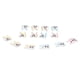 thumbnail image 5 of Botones De Madera, 100 Uds., Accesorios De Ropa De Dibujos Animados De Colores Mezclados De 2 Agujeros, Botón De Ropa, Forma De Dientes Bonita Para Manualidades De Costura ANGGREK Otros, 5 of 8