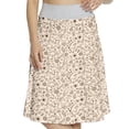 thumbnail image 1 of Women's Coffee Doodle Espresso Machine Art A-line Printed Skirt Casual Wear, 2XL, Beige Brown, by Ambesonne, 1 of 1