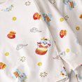 thumbnail image 4 of NOLDARES Toddler Baby Girl Fall Clothes Print Long Sleeve Shirt and Flare Pants Set Bell Bottom Outfits for Girls(Red,3-4 Y), 4 of 6