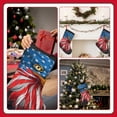 thumbnail image 7 of Uemuo Eagle Head With American Flag Print Christmas Stockings, 18inch Xmas Hanging Stocking Decorations for Christmas Party Family Decor, 7 of 7