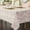 Pink Rose, variant on Joyfol Day Flower Tablecloth, Pink Floral Table Cloth for Square Tables,Waterproof Resistant Rose Table Cover for Valentines,Parties,Wedding Use Spring/Summer (54 X 54 Inch)
