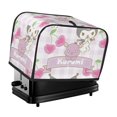 thumbnail image 1 of Funda para tostadora Kuromi de 2 rebanadas, funda protectora contra el polvo y las huellas dactilares, de poliéster, fundas para pequeños electrodomésticos de cocina, 1 of 6
