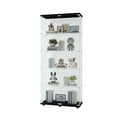 thumbnail image 5 of Viswild 5-Tier Curio Cabinet with Double Glass Doors - Modern Display Case for Antiques, Wine & Collectibles - Durable, Easy Assembly, Holds 22lbs per Shelf, 5 of 8
