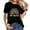 Black, variant on First Grade Rainbow Girls Teacher Team 1st Grade S Women's Short Sleeve Top - Stylish Graphic Tee with Fashion-Forward Print