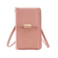 thumbnail image 2 of JVBTVB Women's Small Crossbody Phone Bag Trendy Textured Faux Leather Shoulder Purse with Magnetic Snap Closure Adjustable Strap 7.09in, 2 of 9