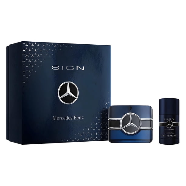 Set de perfume de regalo Mercedes Benz Sign Eau de Parfum para hombre, 100 ml