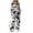 Cow Print Pattern, variant on DISNIMO Lounge Sets Leopard Print Pattern 2 Piece Outfits Half Zip Airport Tracksuit for Fall with Drawstring 1/4 Zip, Size XL