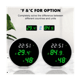 thumbnail image 1 of Thermomètre de Chambre WiFi Hygromètre Intérieur : Moniteur de Température et d'Humidité Intelligent avec Affichage Rétroéclairé LED, 1 of 5