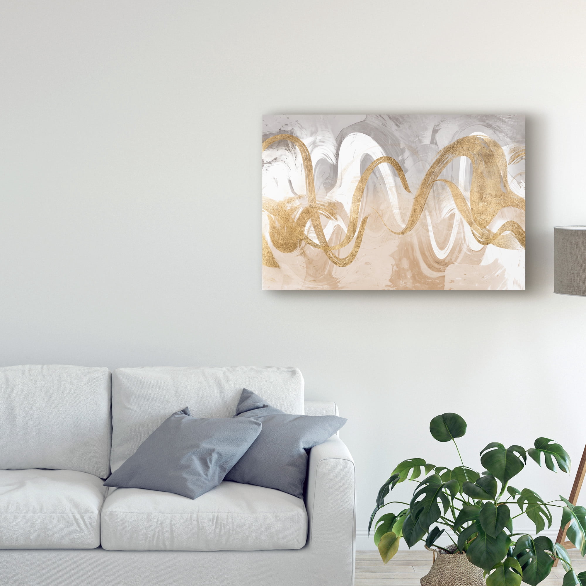 Jennifer Goldberger 'Infinite Swirl I' Canvas Art