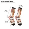thumbnail image 2 of Rocae Stylish High Heels On Books for Girls Boys Crew Socks,Children's Socks, Kids Socks, Toddler Socks: Daily Wear with Kids School Uniform, 2 of 5