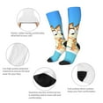 thumbnail image 4 of Saiise Bluey Funny Socks Men Women Boys Kids Adults Novelty Graphic Crew Tube Socks Crazy Design Casual Dress Socks for Sports,Running,Travel, 4 of 7