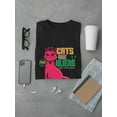 thumbnail image 3 of Alien Cat Spies Tee Men's -Image by Shutterstock, 3 of 4