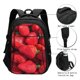 thumbnail image 3 of Fotbe Strawberry Red Mochila con Estampado y Puerto USB para Hombre y Mujer, Mochila Antirrobo, Mochila de Viaje, Mochila Escolar, Mochila Universitaria, 3 of 7