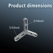 4.7mm (3/16) Hexagonal Tile Spacers 100 Pack Plastic Grout Spacers for Precise Hex Tile Alignment
