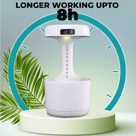 

ZHNYGE Stay comfortable on the go with this stylish compact and effective anti-gravity desktop humidifier. Featuring an 800ml water tank this convenient and efficient humidifier is ide