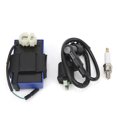 CDI Box Kit with Spark Plug Ignition Coil 30510?GF9?405 Replacement for