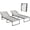 Cream White, variant on Folding Chaise Lounge Chair, Patio Sun Tanning Chair, Outdoor Chaise Lounger with 4-Position Reclining Back, Breathable Mesh Seat for Beach, Poolside, Yard, Wine Red