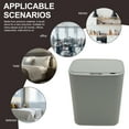 thumbnail image 3 of ROMANSENTIAL 1Pack Motion Sensor Trash Can Grey Low Power for Home Use, 3 of 8