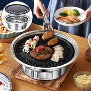 Korean Charcoal Barbecue Grill Portable Charcoal Mini BBQ Grill Japanese Stove Without Net Rack