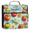 thumbnail image 5 of FORMRS Zipper Binder with Shoulder Strap 2-inch Ring 500 Sheet Capacity File Bag, Green Tomatoes, 5 of 5