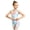 White, variant on Ruyang Girls Sleeveless Gymnastics Unitard Print High Elastic Full‑Coverage One‑Piece Athletic Dance Suit Kids Sports Clothes