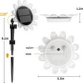 thumbnail image 7 of Sunflower Floating Lights, Flower Floating Pool Lights, 1 Pack Solar Pool Lights, IP68 Waterproof LED Pond Lights, Infrared Remote Control for Pool, Lawn, Party Decoration, 7 of 7
