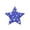 B, variant on erdimoy 4.7" Patriotic Star Ornaments, Red White Blue Fabric Stars for 4th of July, Independence Day Garland & Home Decor