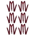 thumbnail image 1 of Gravity Threads Bretelles Réglables pour Hommes - Lot de 6 - Bordeaux, 1 of 2