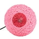 thumbnail image 4 of Luz De Mesa Led, Lámpara De Escritorio De Bola De Ratán, Lámpara Esférica De Ratán De Mimbre A Cuadros Moderna, Luz De Noche De Madera Para Cabecera Advancent HA024710-03, 4 of 6