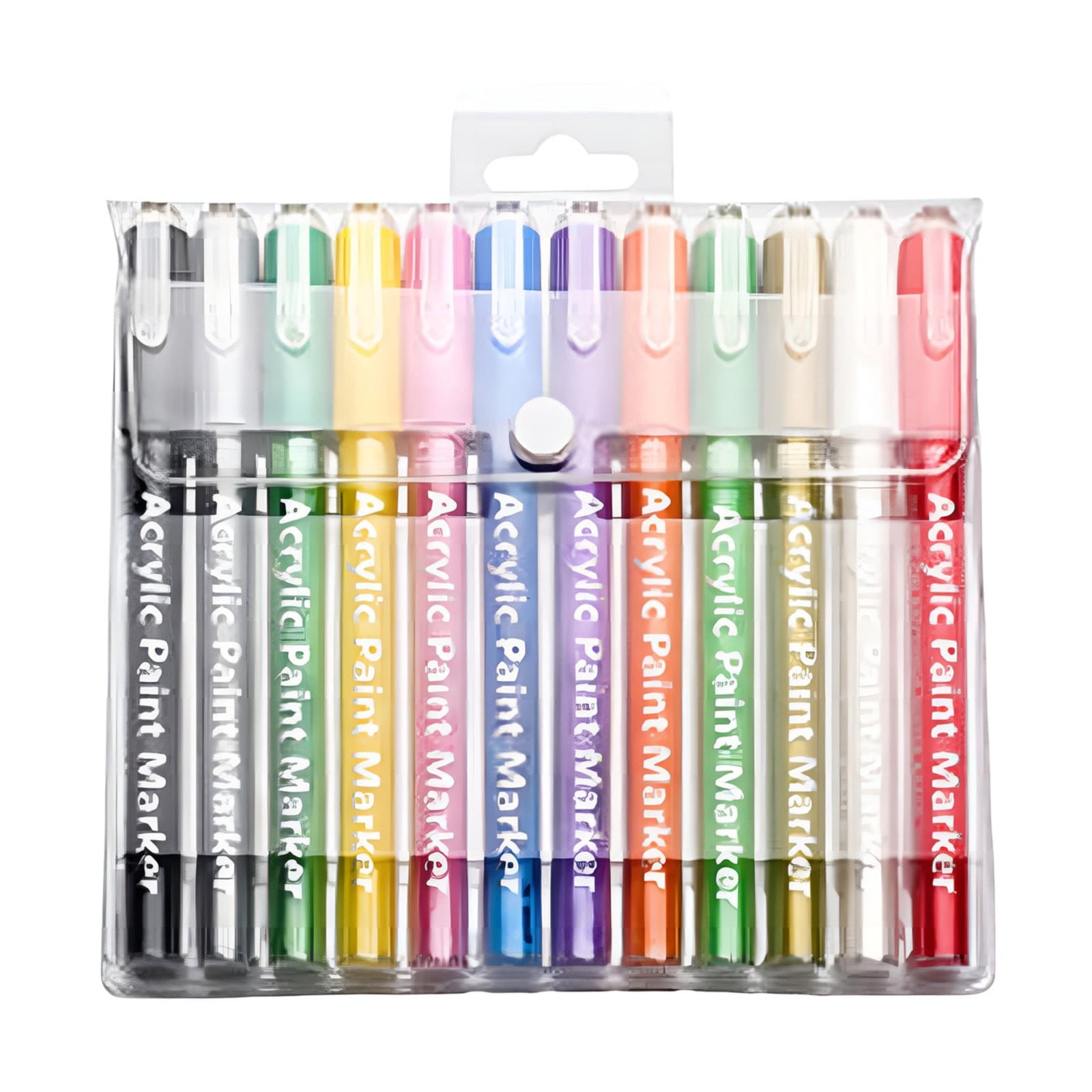 Clearance Doodle Pen under $20,Border Acrylic Marker Pen Art Specific Non Transparent Paper Pen Hand Drawn DIY Non Transparent Color Stackable Acrylic Pen 10ml 2PC