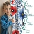 thumbnail image 3 of Blackout Kids Curtains,Pioneer Flower Childrens Insulated Curtains Set Of 2,Bedroom Essentials,Toddler Room Decor 42x54in(106x137cm), 3 of 4