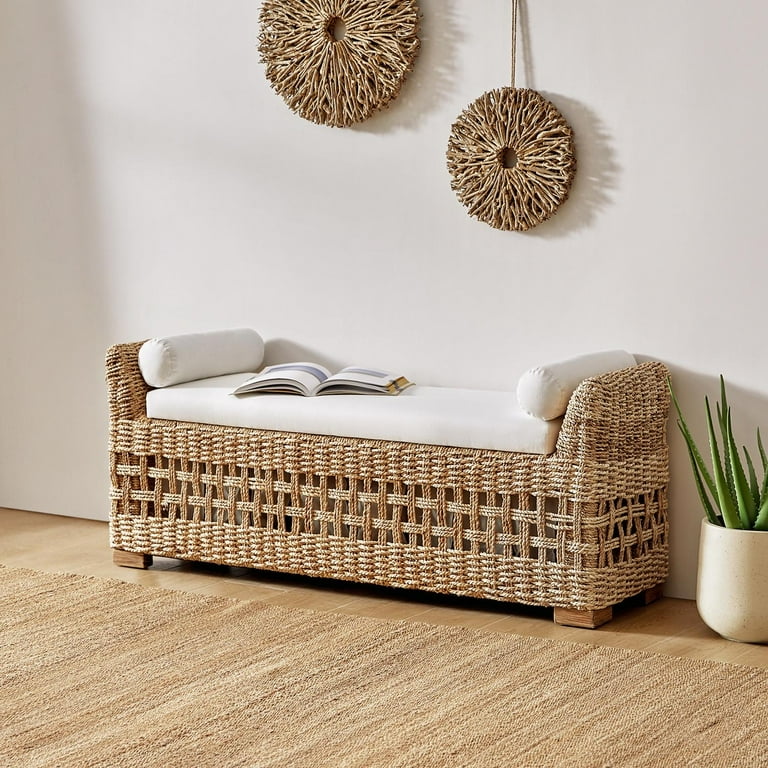 Wicker Benches For The Bedroom