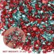 thumbnail image 3 of 2 Colores de Chips de Vidrio Triturado, 1-3mm Brillo Irregular 31.6g, Rojo y Azul, 3 of 6