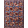thumbnail image 1 of Ahgly Company Machine Washable Indoor Rectangle Industrial Modern Saffron Red Area Rugs, 5' x 8', 1 of 7