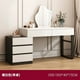 thumbnail image 1 of Luxury Make Up Vanity Tables Bedroom Modern Organizer Drawer Storage Cabinet Jewelry Tavolo Trucco Bedroom Furniture LJ50DT My Lux Decor Round, 1 of 17
