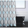 thumbnail image 3 of Simply Daisy 71" x 74" Geometric Print Shower Curtain, 3 of 3