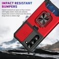 thumbnail image 5 of Tarise for Samsung Galaxy S22+ 5G Case with Card Holder Ring Kickstand Slide Camera Cover S22 Plus 5g Case Heavy Duty Protection Shockproof Rugged for Samsung S22 Plus Phone Cases Cover 2022 Red, 5 of 7