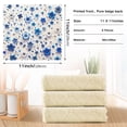 thumbnail image 3 of Blue Flowers Kitchen Towels 6 Pcs Dish Towels Absorbent Soft Quick Dry Towel Dish Rags for Washing Dishes, 3 of 8