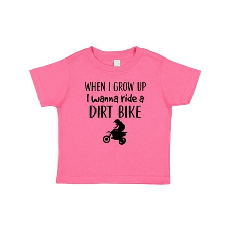 

Inktastic Motocross Dirt Biking Future Dirt Biker Gift Baby Boy or Baby Girl T-Shirt