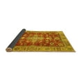 thumbnail image 2 of Ahgly Company Indoor Round Persian Yellow Traditional Area Rugs, 3' Round, 2 of 4